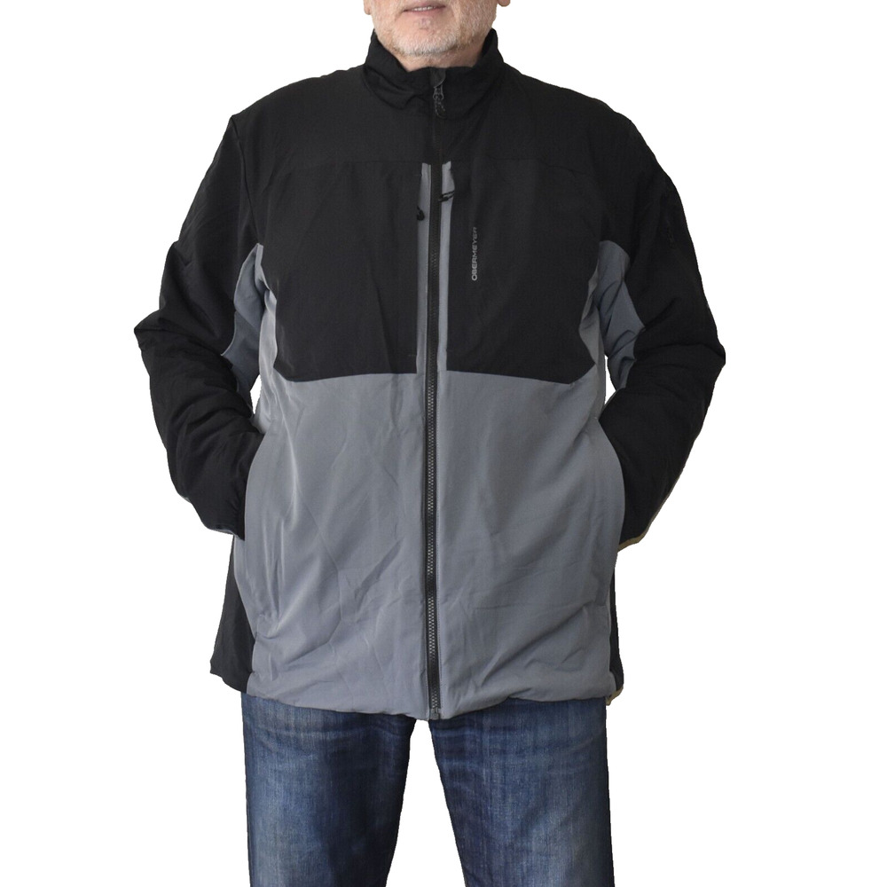 B0 Auth OBERMEYER Fashion Stretch Series Black/Grey Ski Parka Jacket Size XL